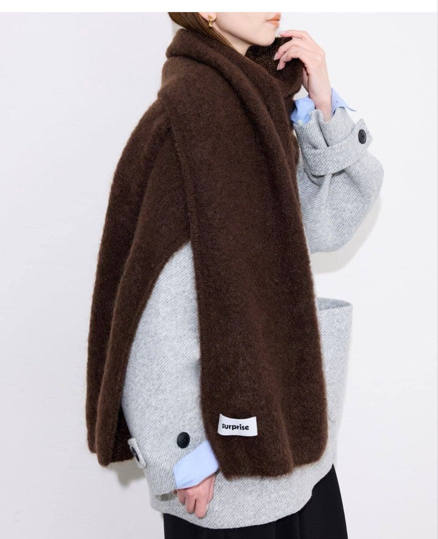 小物 SLOBE IENAsurprise MOHAIR SCARF