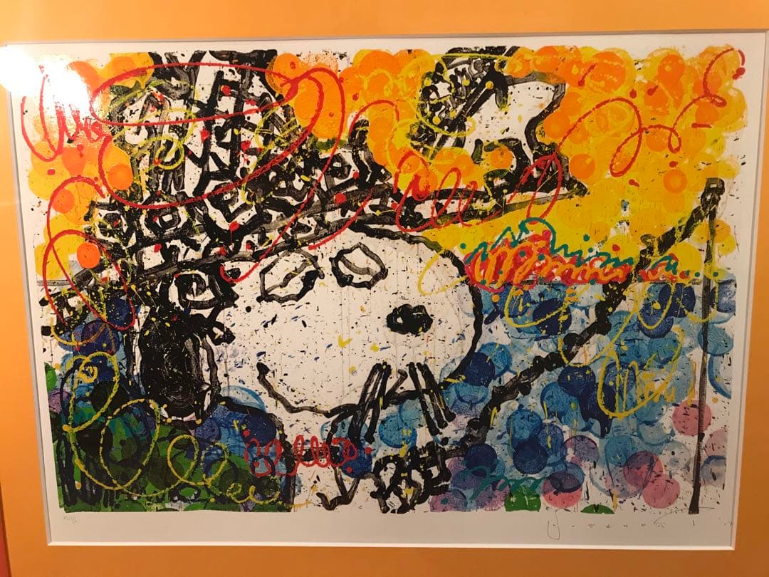 トムエバハート「Boom Shaka Laka Laka」リトグラフ作品保証書無