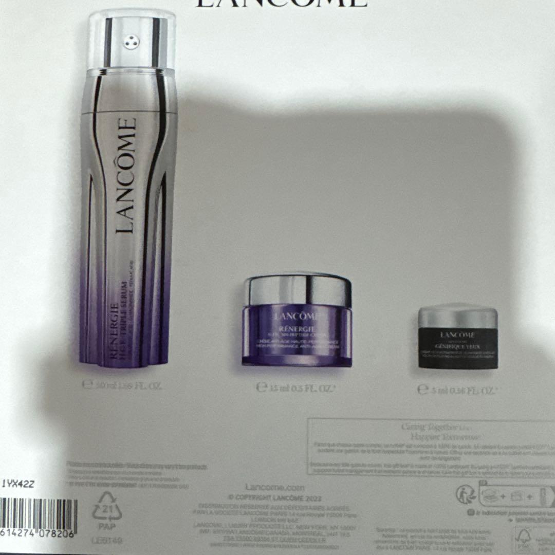 LANCOME トライアルセット セラム・クリーム