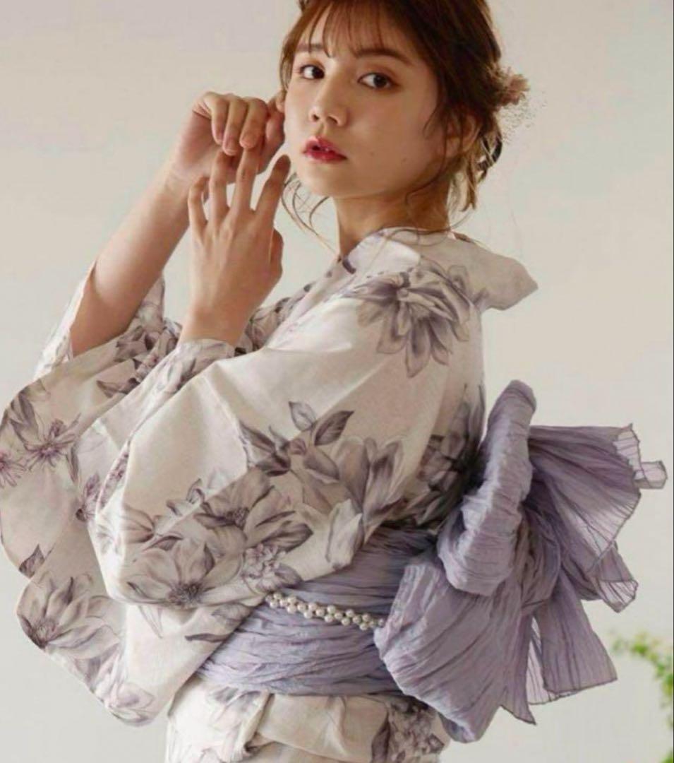 Dita 1人で着られる浴衣5点セット うたかたの月下美人