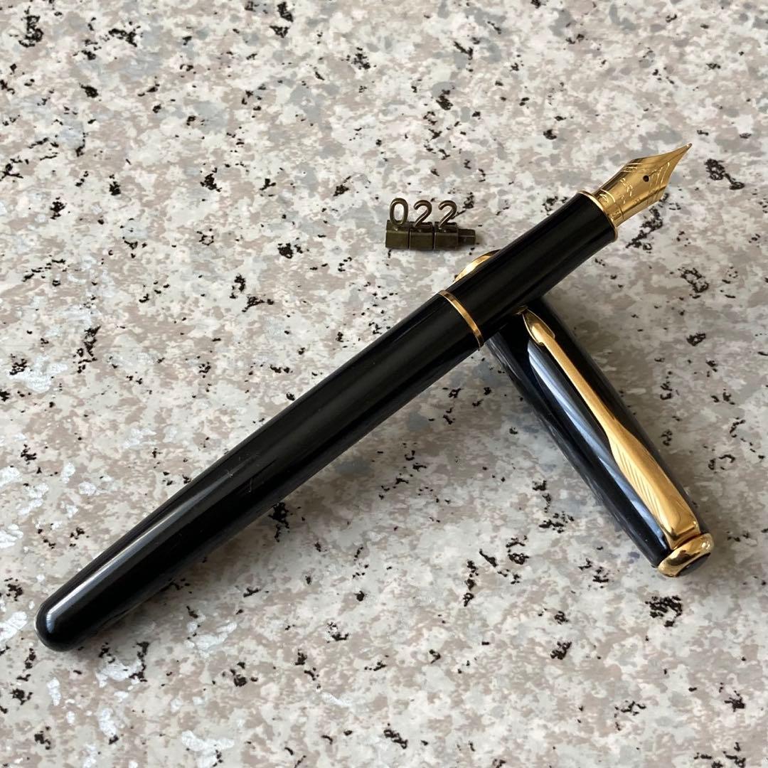 #022 オーバーホール済み 万年筆 パーカー SONNET 18k