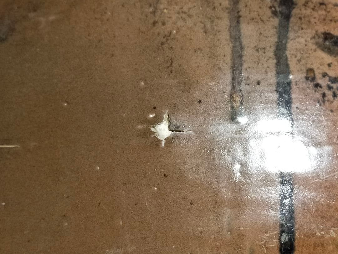 ♥古瀬戸　三耳壺　壷　４７３ｍｍ　花瓶　骨董　古玩　中国