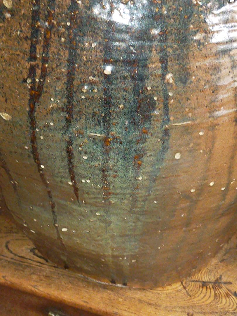 ♥古瀬戸　三耳壺　壷　４７３ｍｍ　花瓶　骨董　古玩　中国