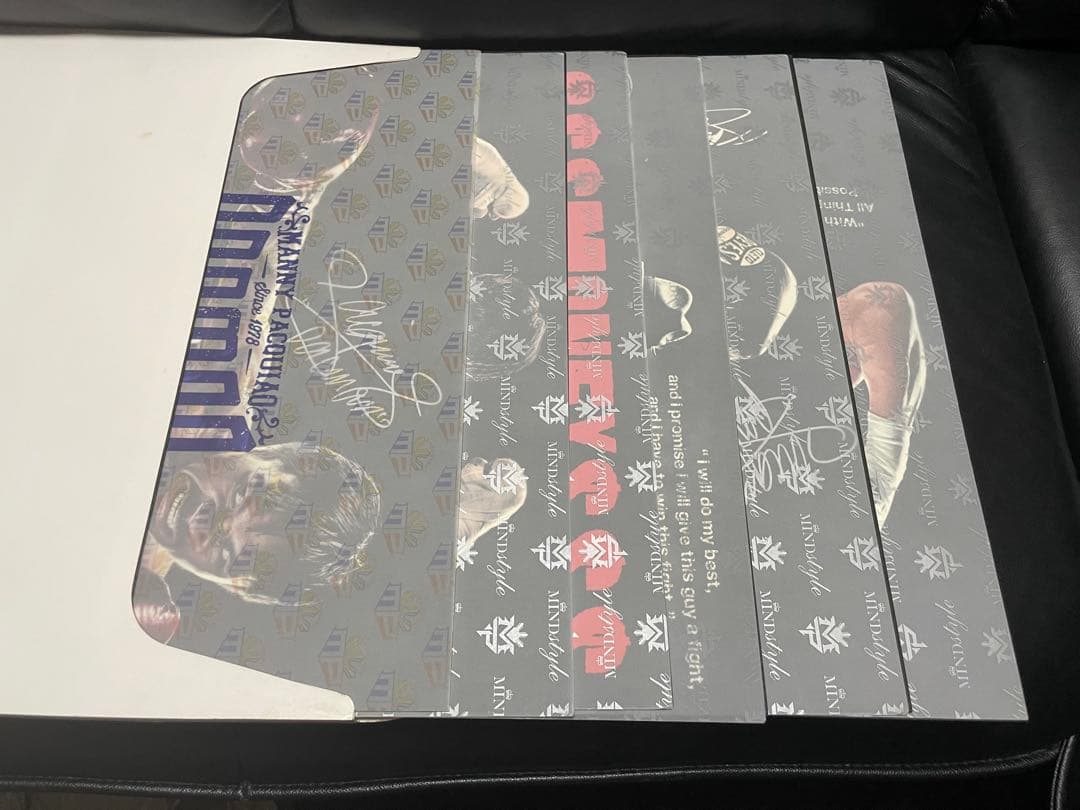 激レア　パッキャオ　ポスター6枚 セットアルバム　直筆サイン入り