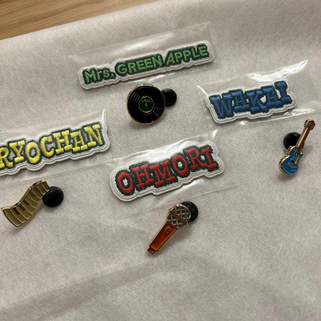 Mrs. GREEN APPLE ハーモニー ストラップ　ピンバッジ　ワッペン