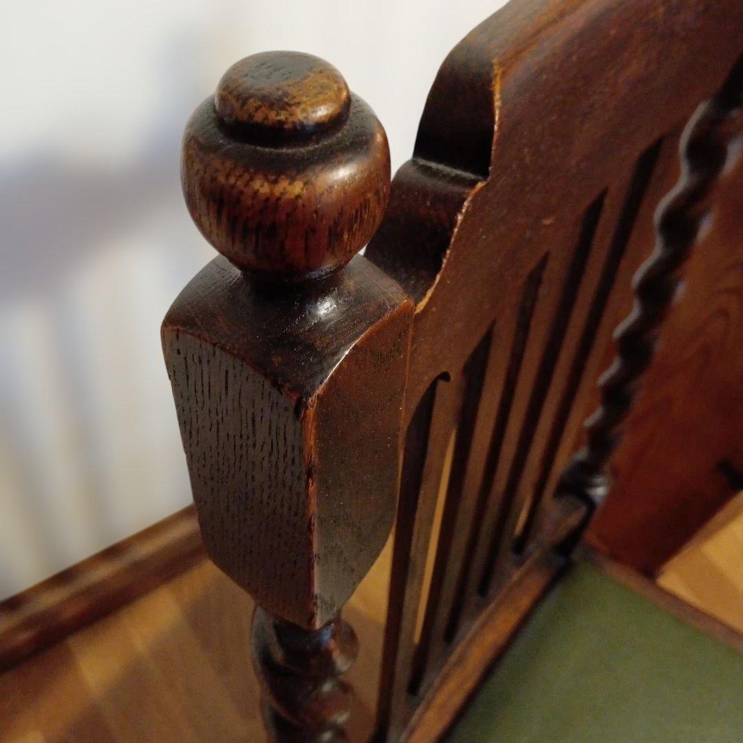 ダイニングチェアー　アンティーク イギリスの椅子　1910-20年代　ビンテージ