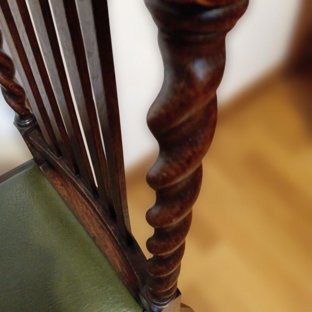 ダイニングチェアー　アンティーク イギリスの椅子　1910-20年代　ビンテージ