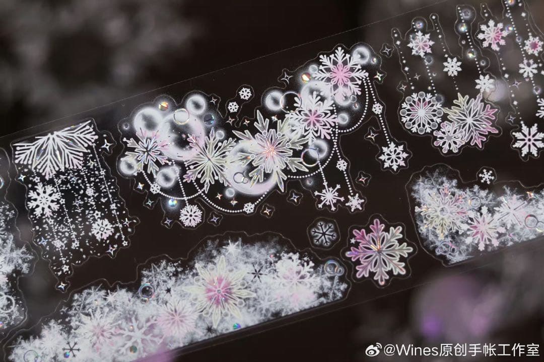 【7927】海外　マステ　5m巻売り貝殻銀　マスキングテープ　カッティング　桜雪