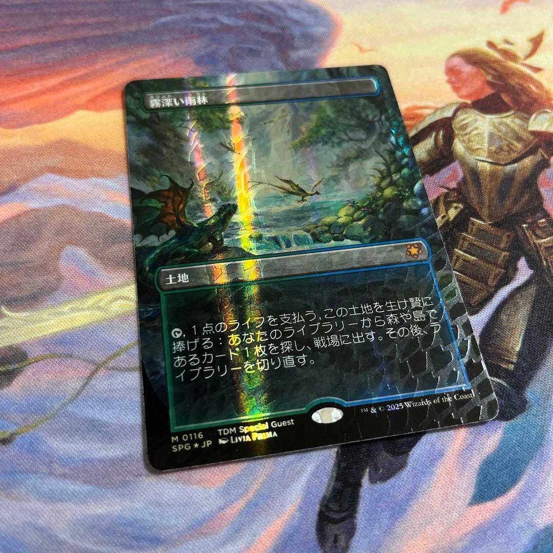 霧深い雨林　ドラゴンスケイルfoil MTG