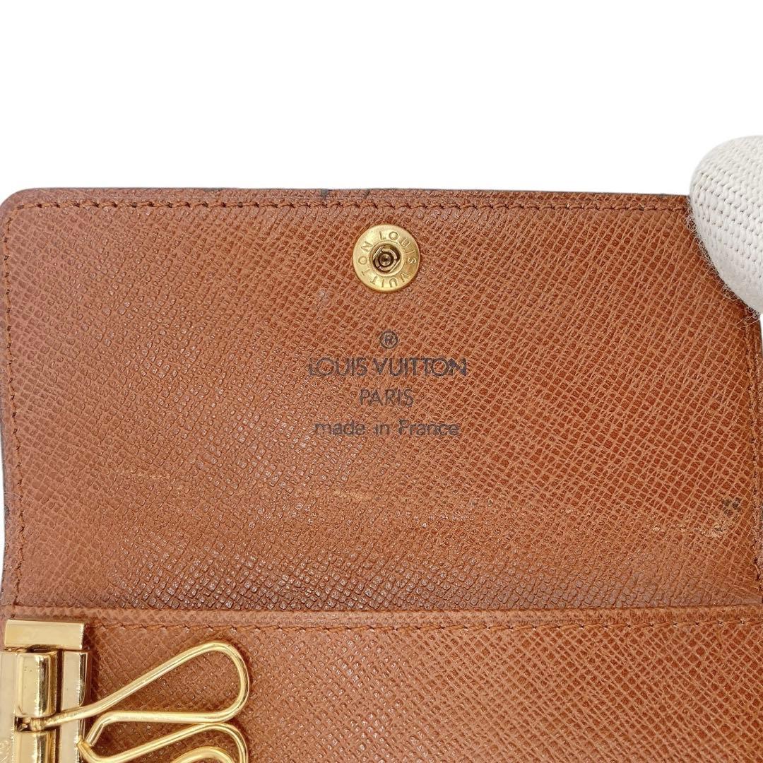 極美品✨LOUIS VUITTON ミュルティクレ　4連　キーケース　モノグラム