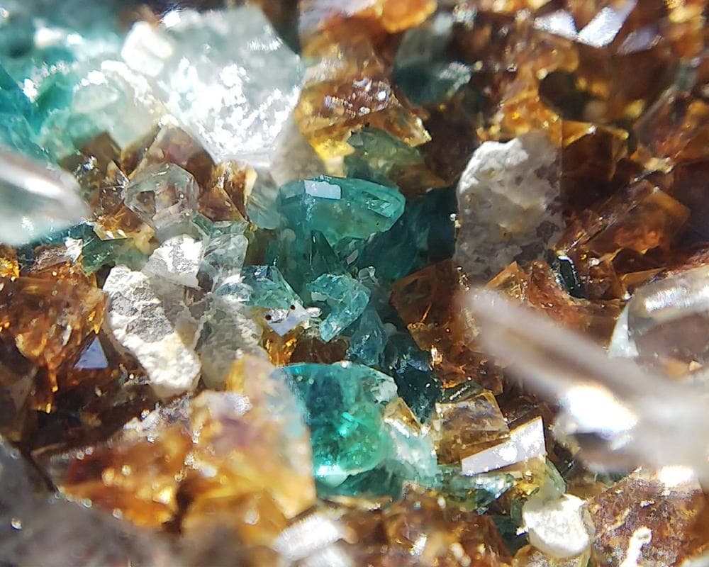 310 宝石質 ラズライト＆シデライト＆クォーツ ラズーライト 天藍石