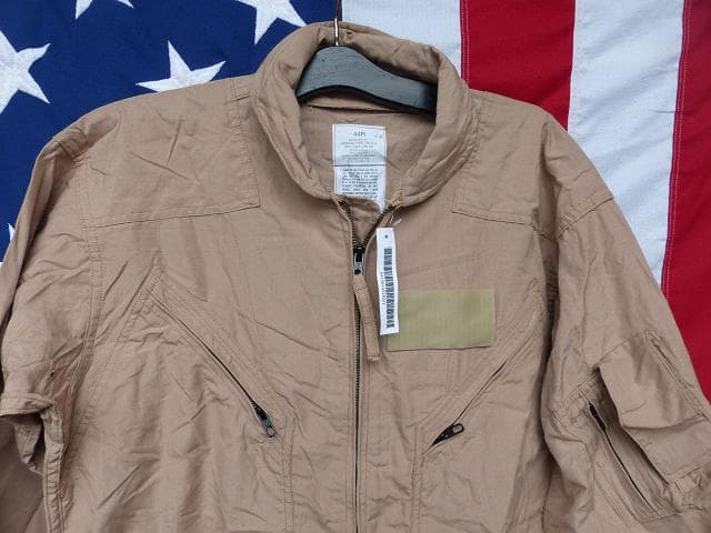 米軍実物 ＮＥＷ! ＣＷＵ－27／Ｐ　タン　４４R　Ｃ126