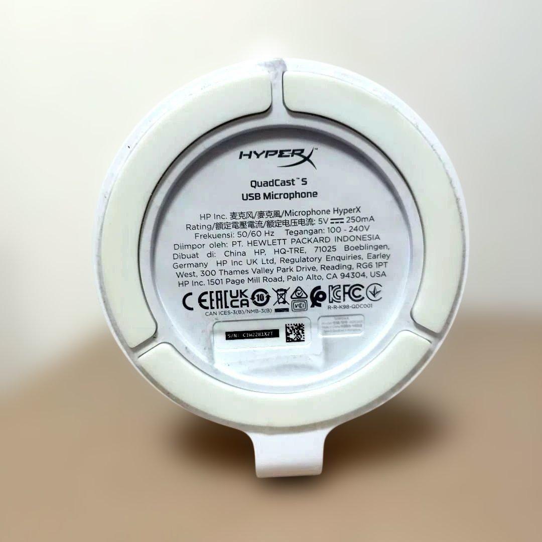 【使用期間短 】HyperX QuadCast S RGBマイク 動作確認済