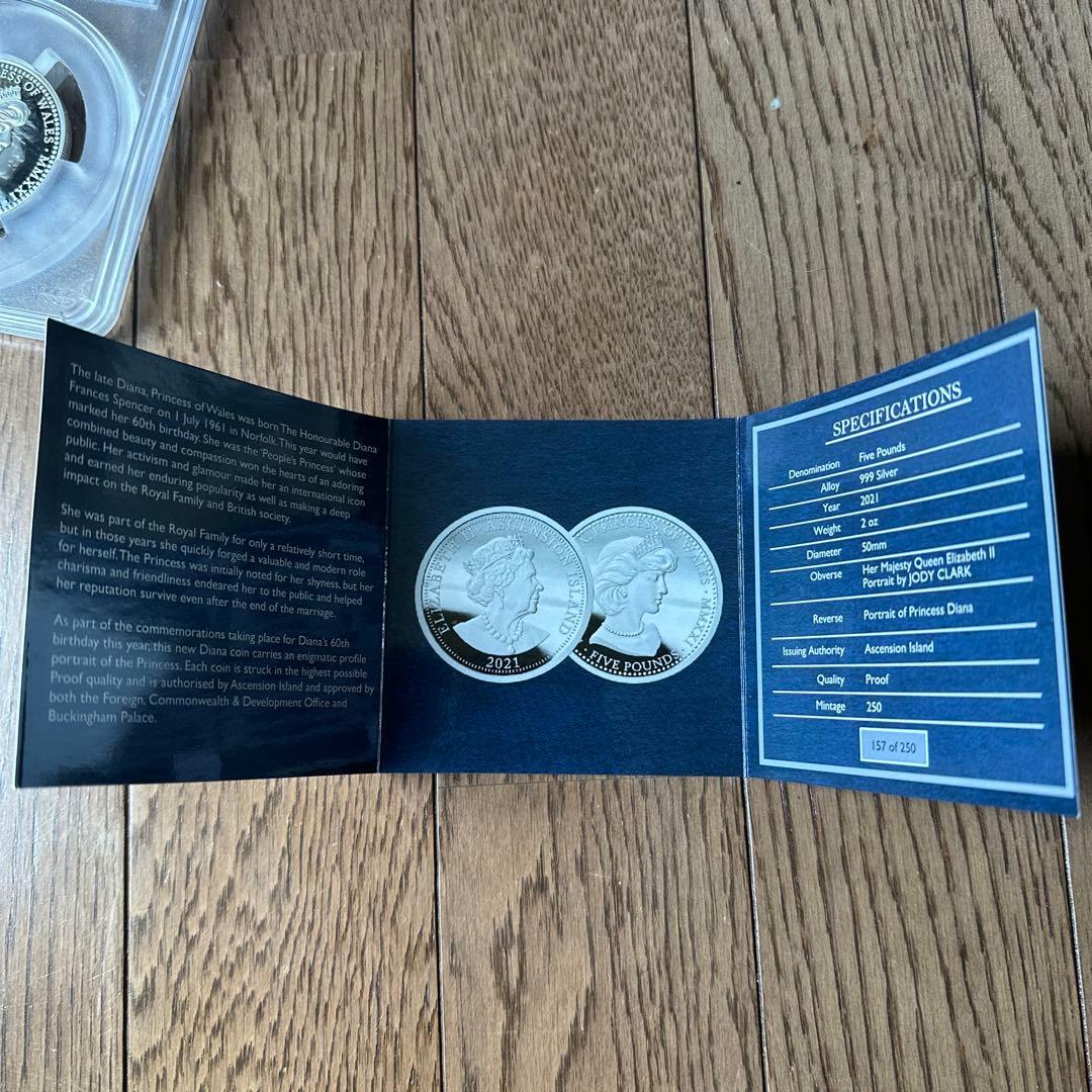 アセンション島　2021年　ダイアナ妃生誕60周年記念