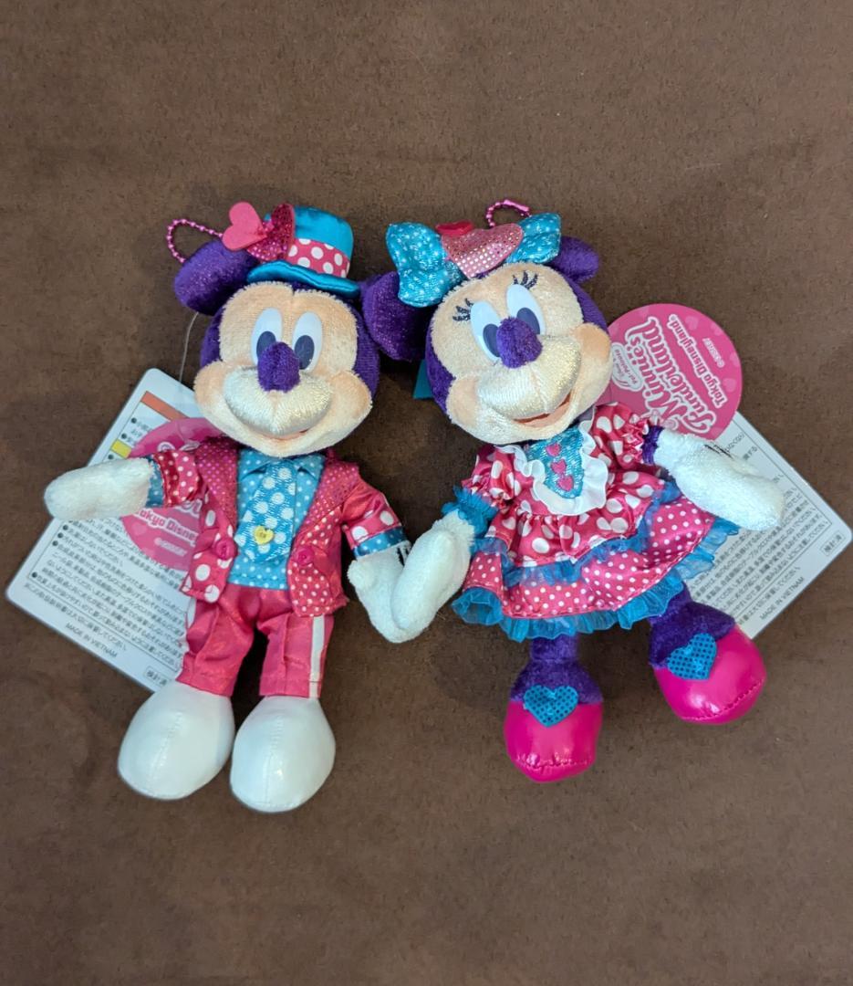 ミニー ファンダーランド パルパルーザ ぬいぐるみバッジ 2体セット