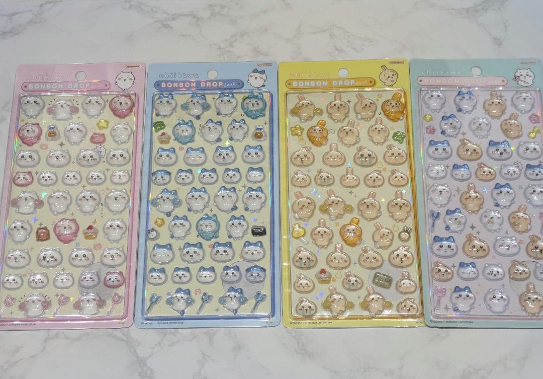 ちいかわ　ボンボンドロップシール　第一弾　第二弾　コンプリート　8種　正規品