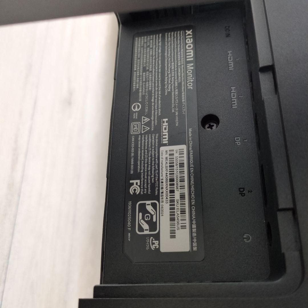 Xiaomi 曲面ゲーミングモニター G34WQi 34インチ UWQHD