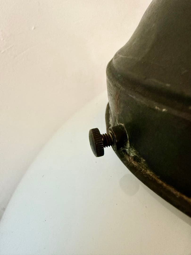 ミルクガラス ペンダントライト 時代物 乳白色 電笠 電傘 レトロ ヴィンテージ