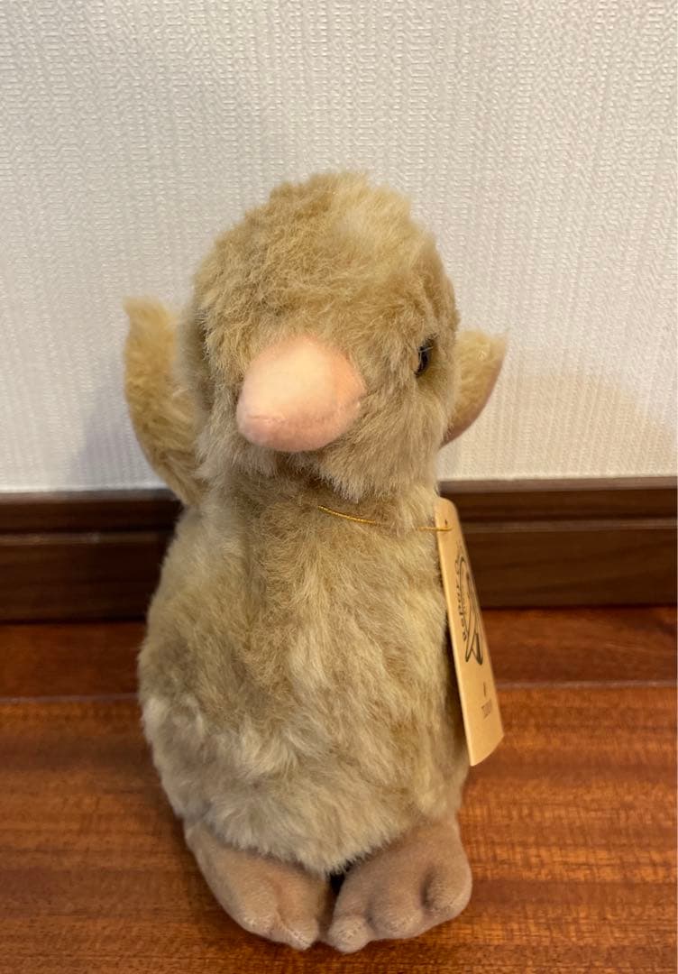 新品タグ付　日本野鳥の会　タンチョウ　ヒナ　ぬいぐるみ　レア　希少　ヤマネ工房