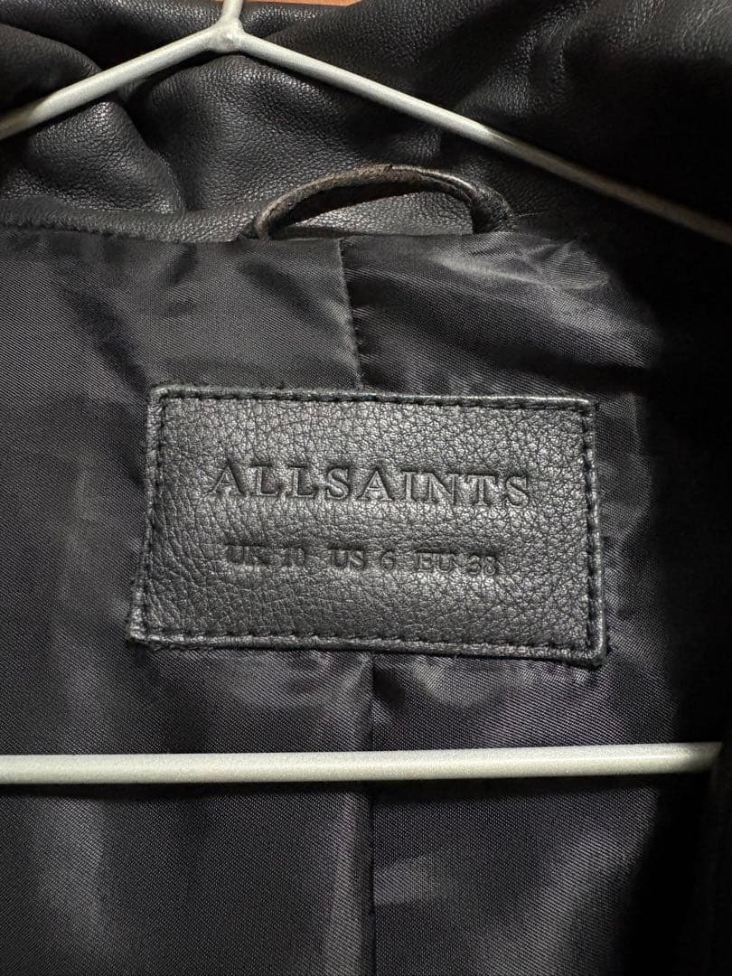 レザージャケット　タイト