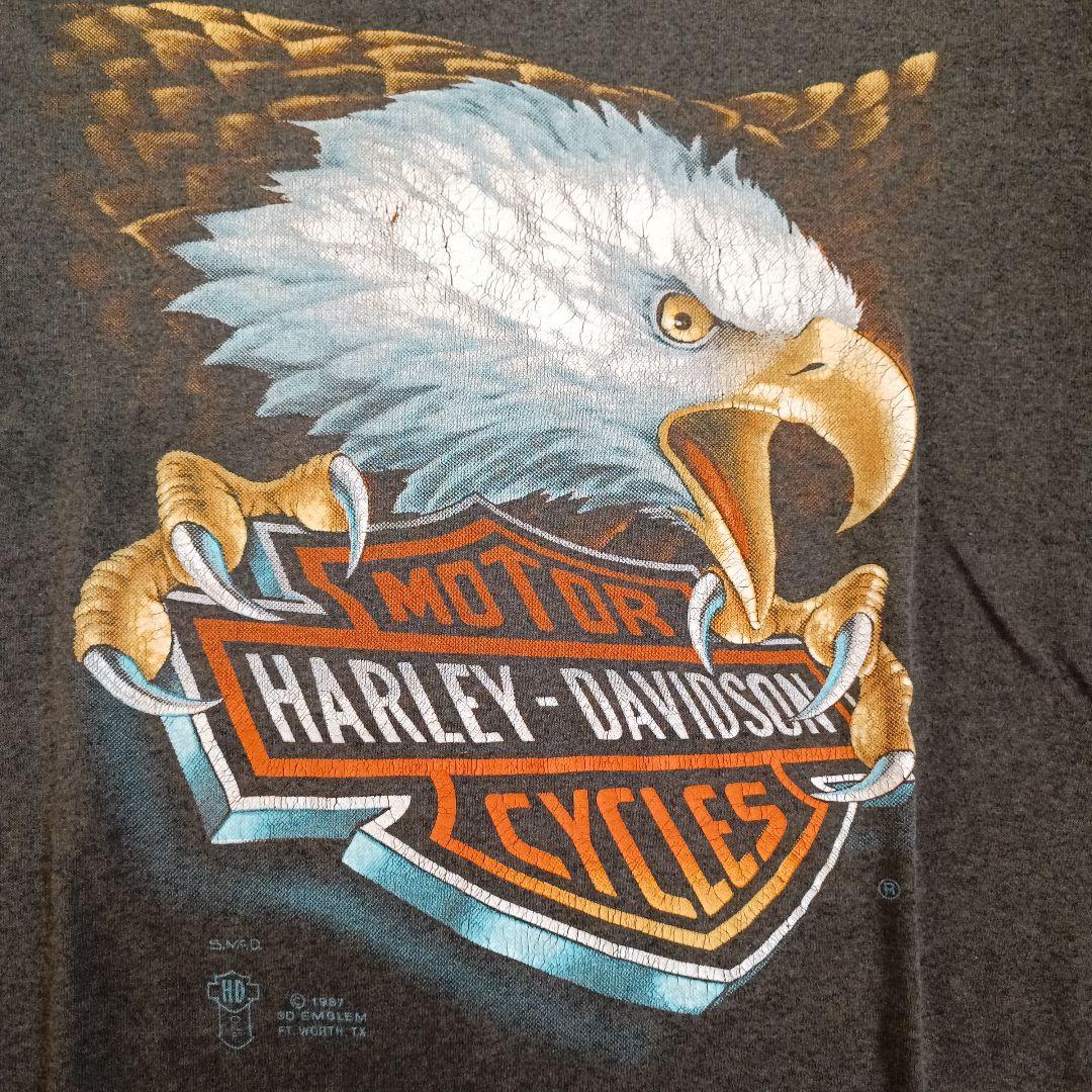 80s ビンテージ Harley-Davidson Tシャツ
