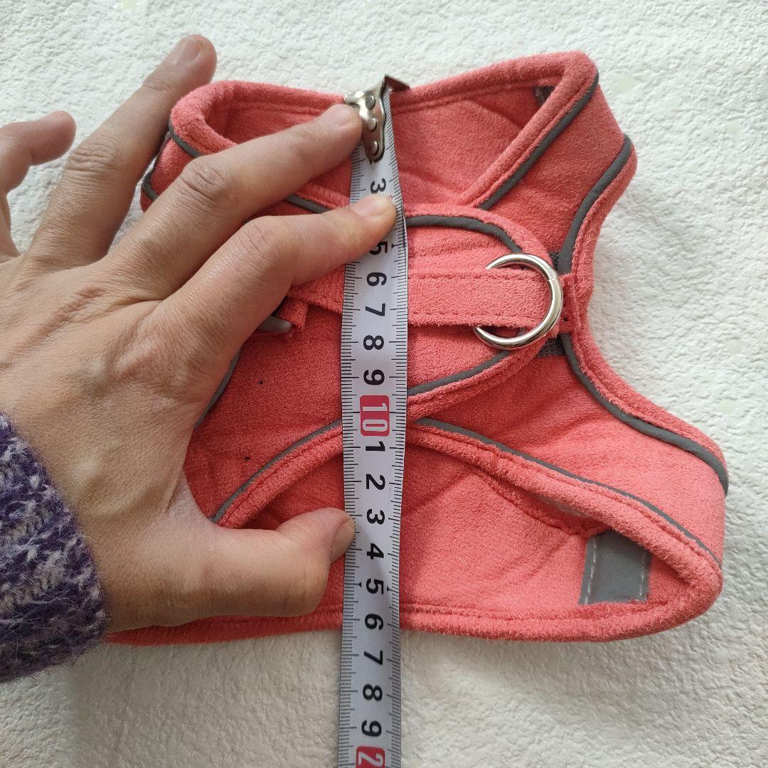 ❤未使用❤犬用　ハーネス　Sサイズ　スエード　ピンク