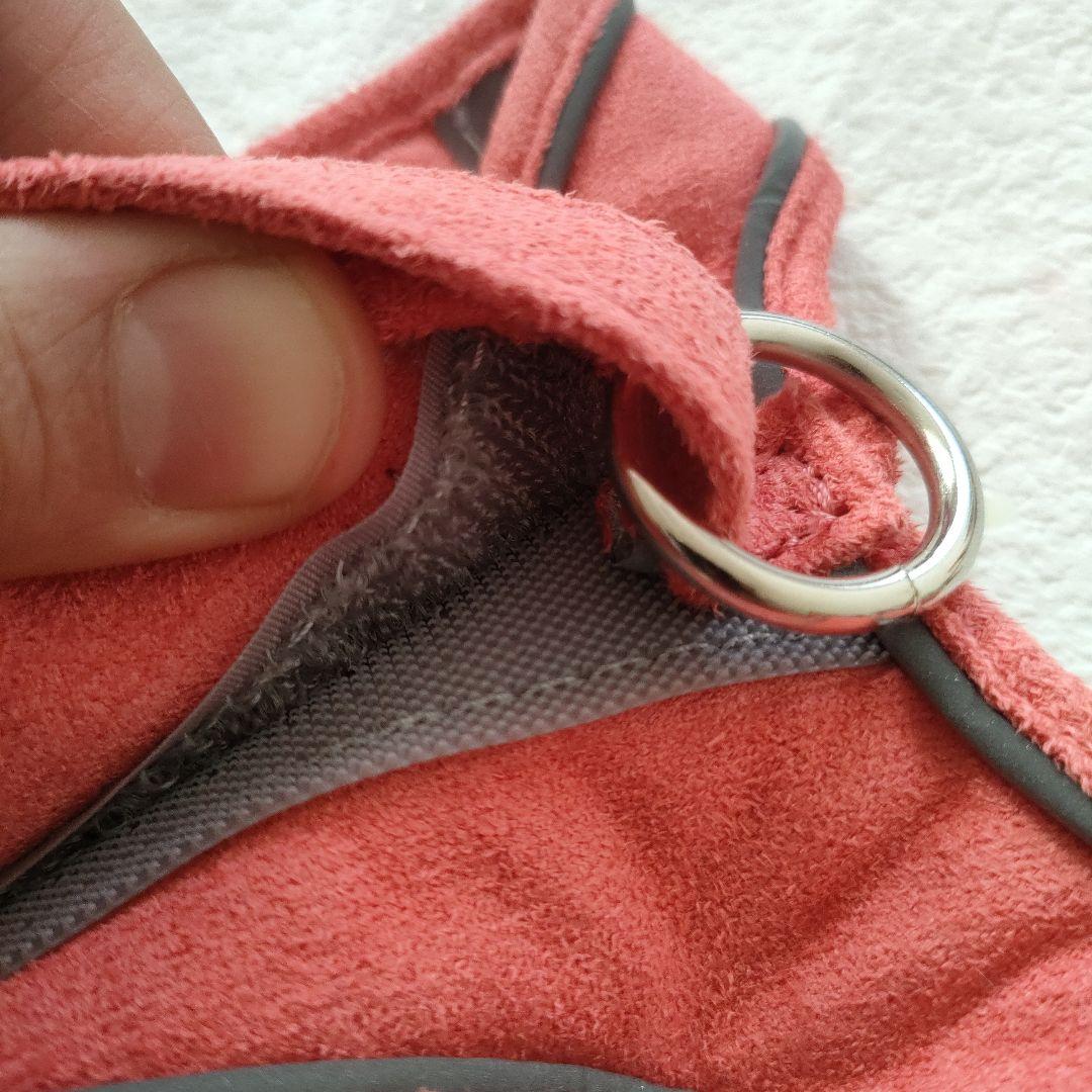 ❤未使用❤犬用　ハーネス　Sサイズ　スエード　ピンク