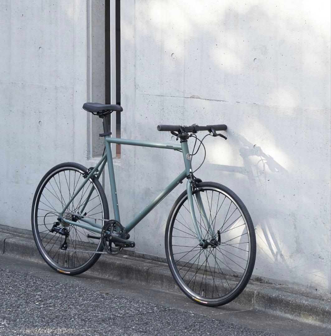 【おすすめセット価格！】TOKYO BIKE クロスバイク　カクタスグレー　緑