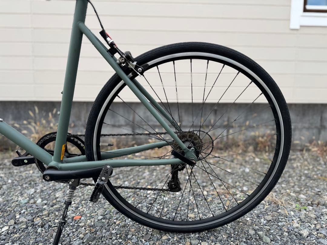 【おすすめセット価格！】TOKYO BIKE クロスバイク　カクタスグレー　緑