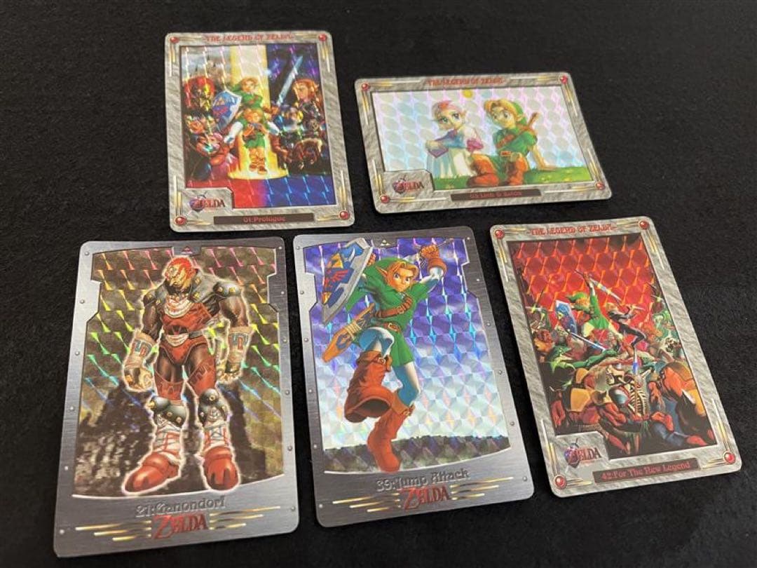 ゼルダの伝説　時のオカリナ　カードダス　コンプ　全42種　箱付き