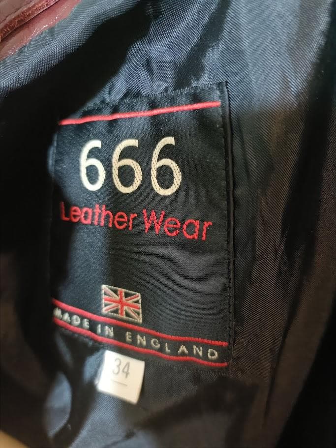 666 黒タグ シングルライダース 34