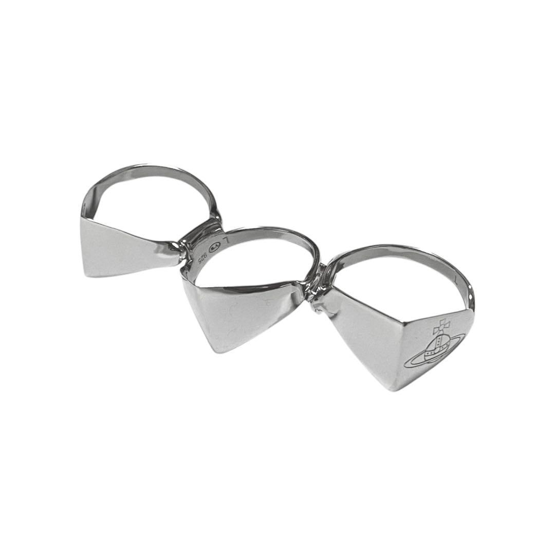 新品仕上げ済 Vivienne ヴィヴィアン ナックルダスター リング 指輪 L