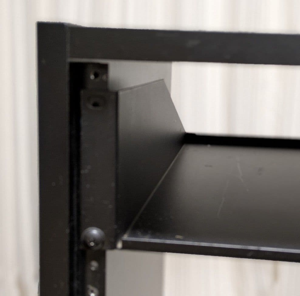 スタジオラック　キャスター付き　16U黒