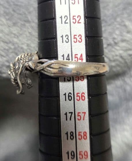 ☆かすう工房☆睡蓮リング&ドラゴンリング☆3点セット　花　龍　竜　和風