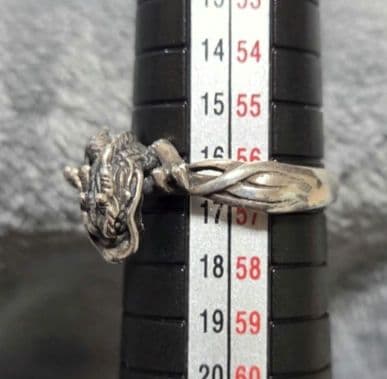 ☆かすう工房☆睡蓮リング&ドラゴンリング☆3点セット　花　龍　竜　和風