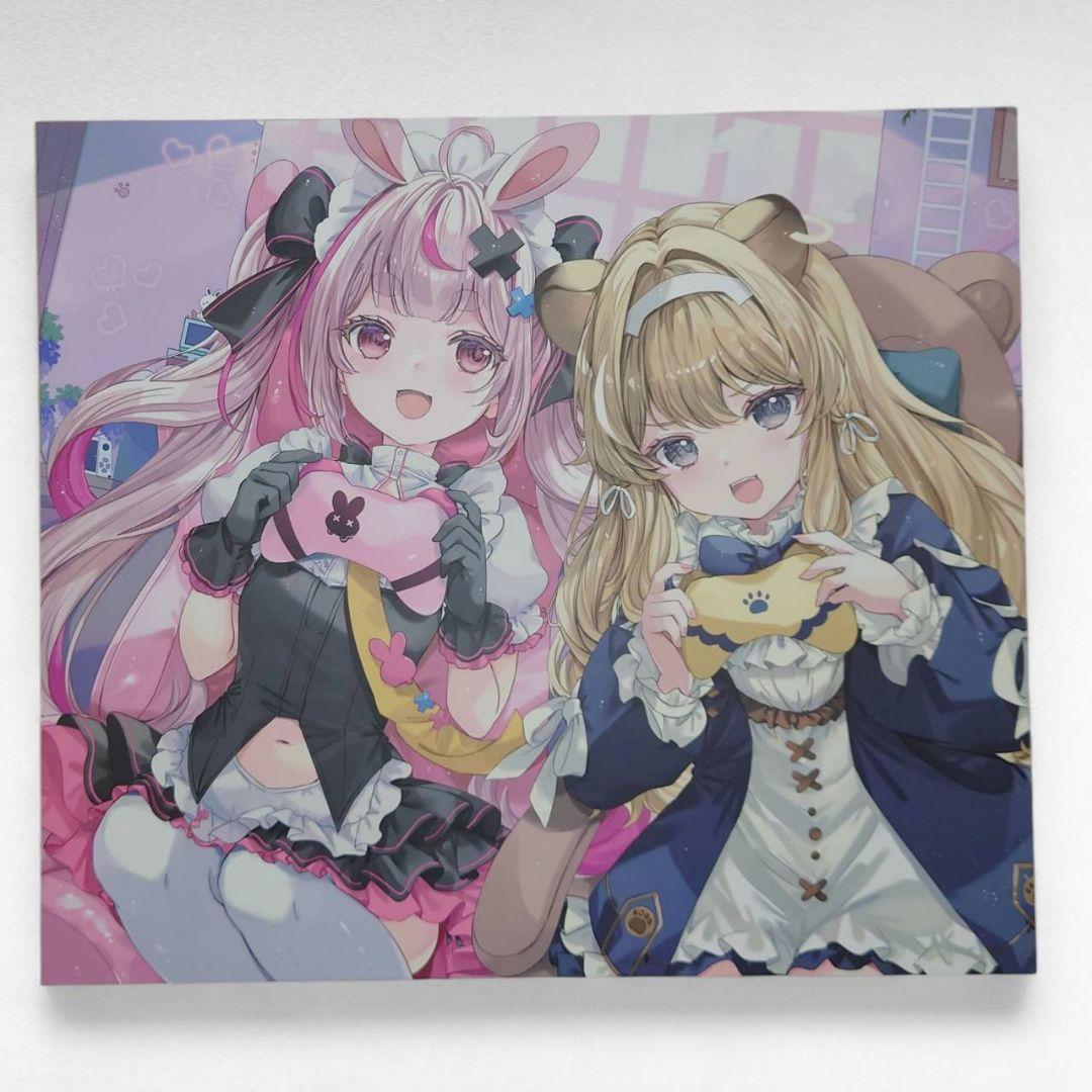 A5 ガラスマウスパッド 兎鞠まり レグルシュ ライオンハート サイン 氷菜先生