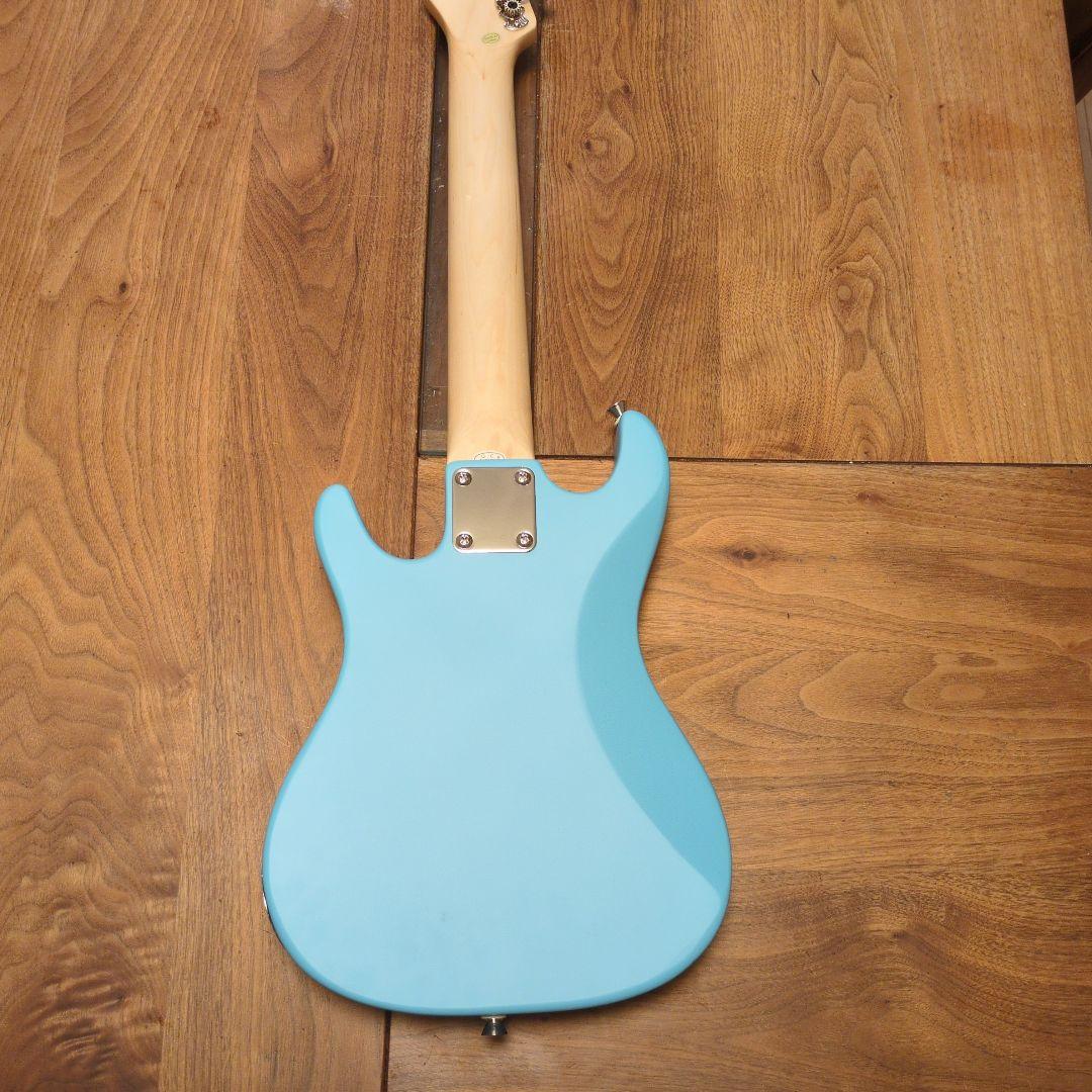 美品エレキギター 水色ミニギター子供用