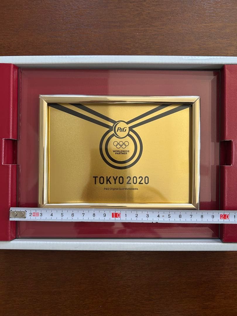 P&G 東京2020オリンピック 開催記念　純金プレート　3グラム