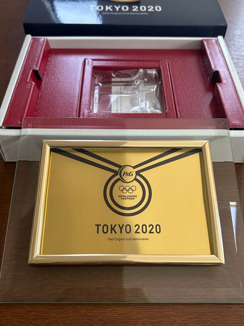 P&G 東京2020オリンピック 開催記念　純金プレート　3グラム