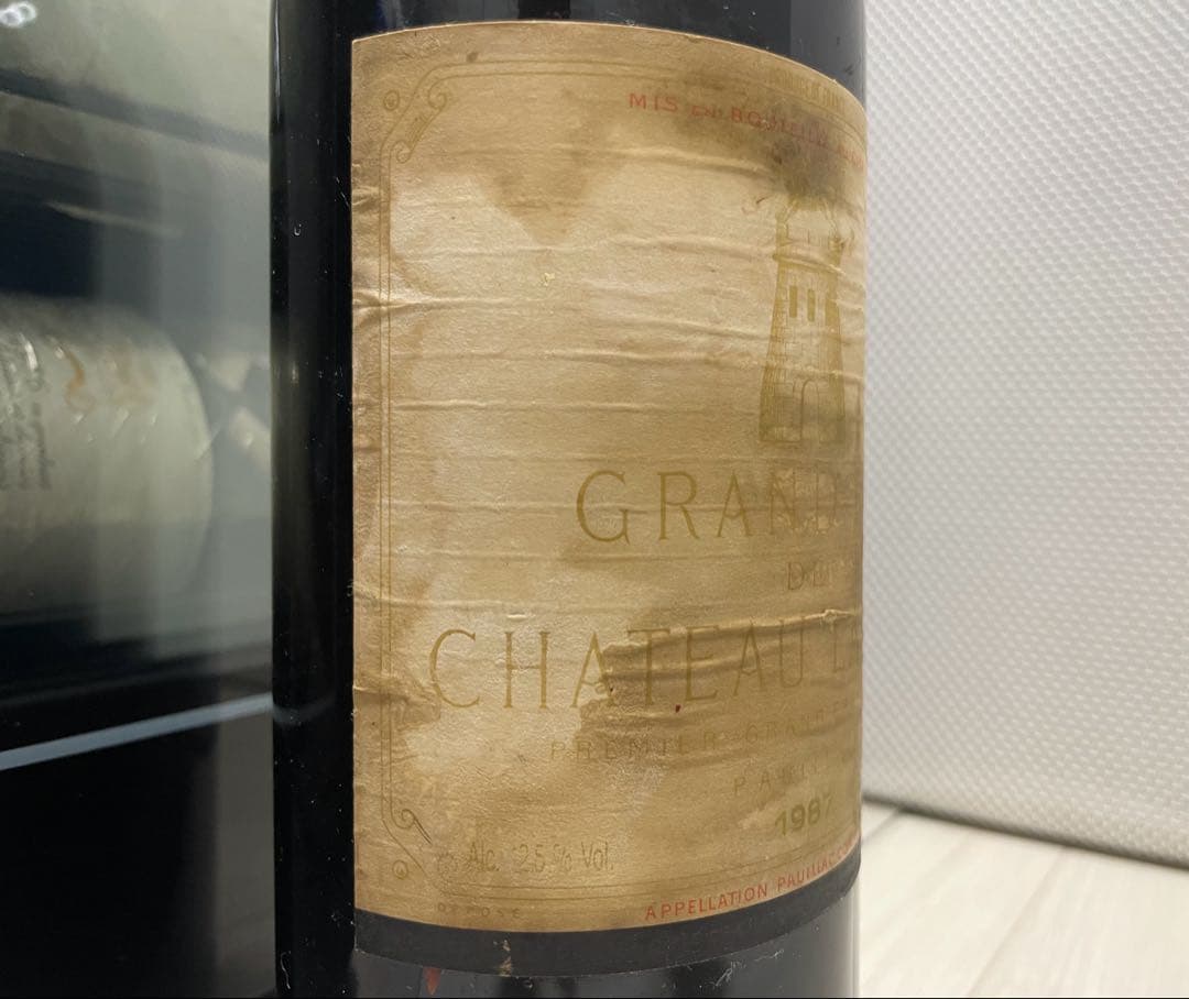 【セラー保管】 シャトー・ラトゥール 1987 ボルドー メドック格付け 1級