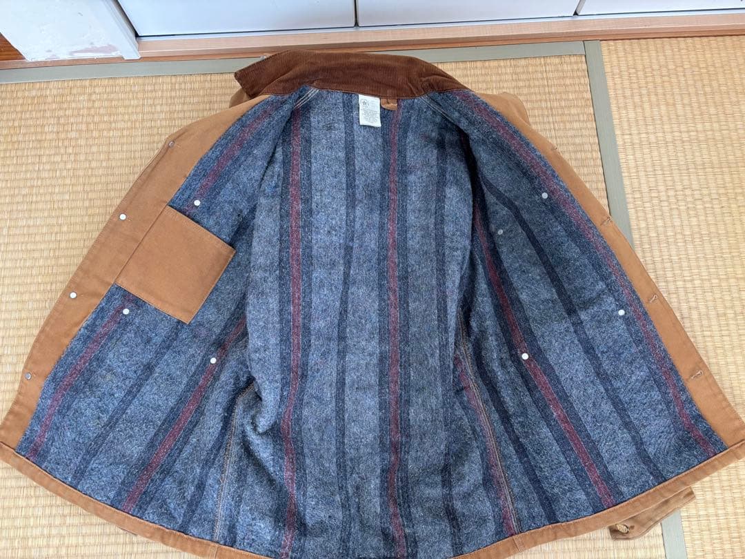 ［中澤商店］Carhartt フード付きジャケットブラウン100years