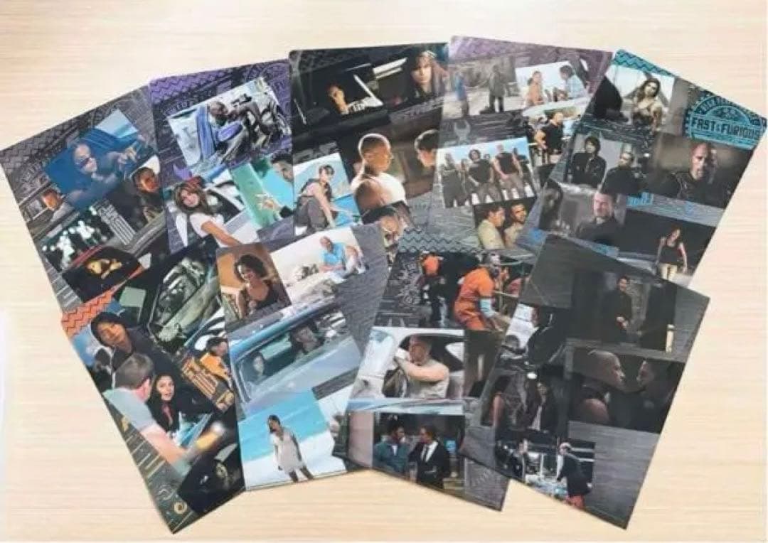 【希少】ワイルドスピード 歴代シリーズ アート クリアファイル 全9種類 コンプ