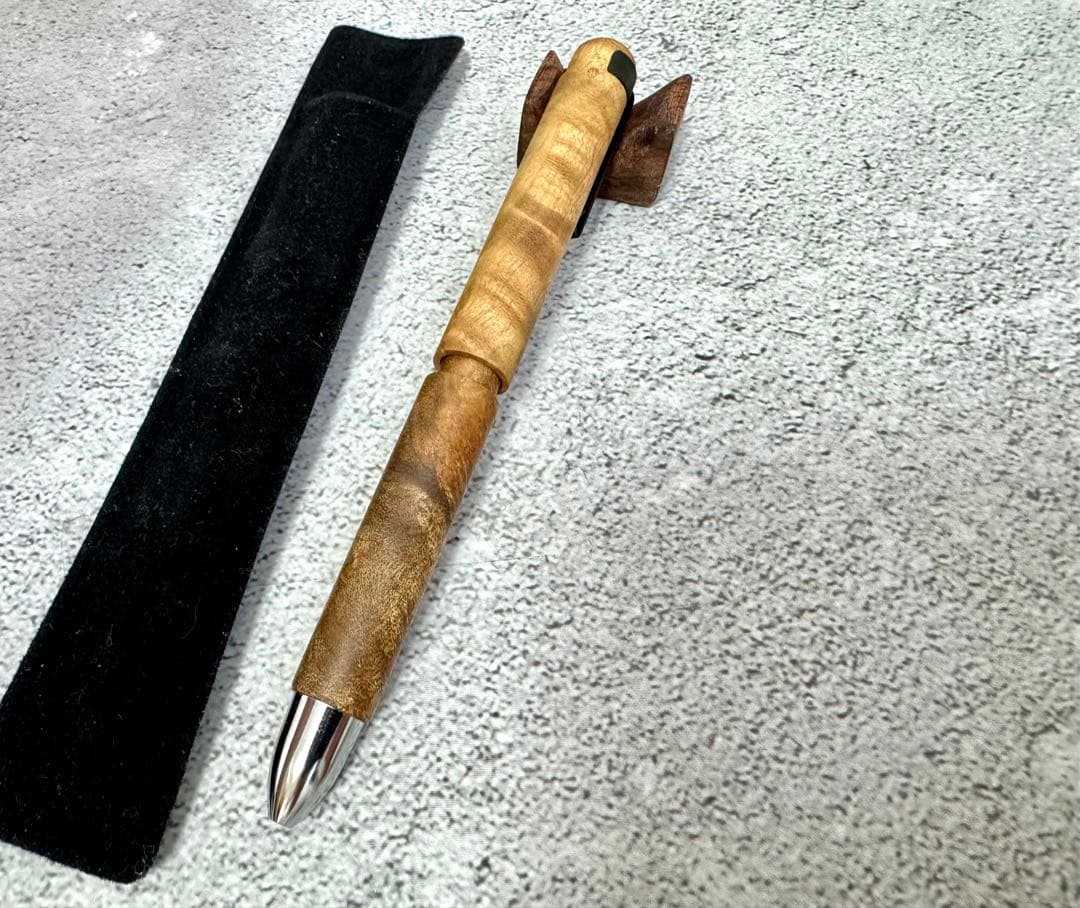 ☆4631 woodturning 多機能ペン（マーブルウッド）新品☆