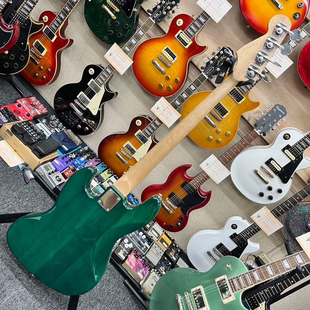 【10941】 Legend ジャズベース タイプ フレイム グリーン