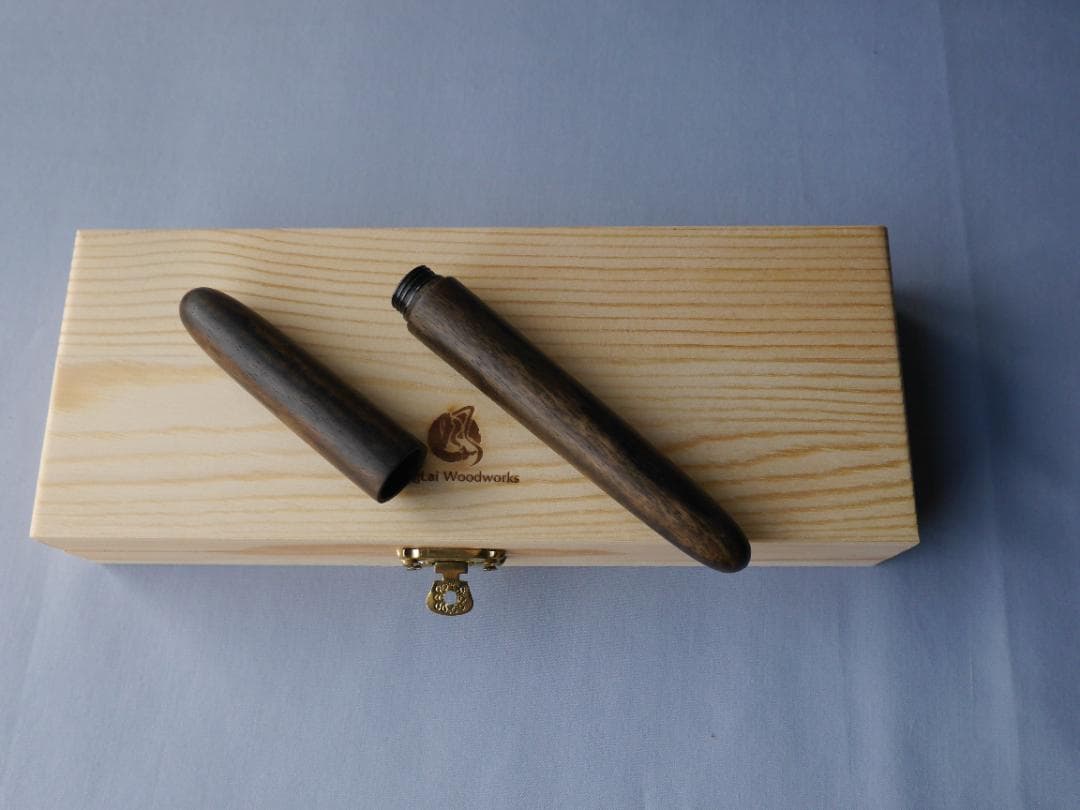 セーラー万年筆プロフィット21 用銘木軸　黒柿