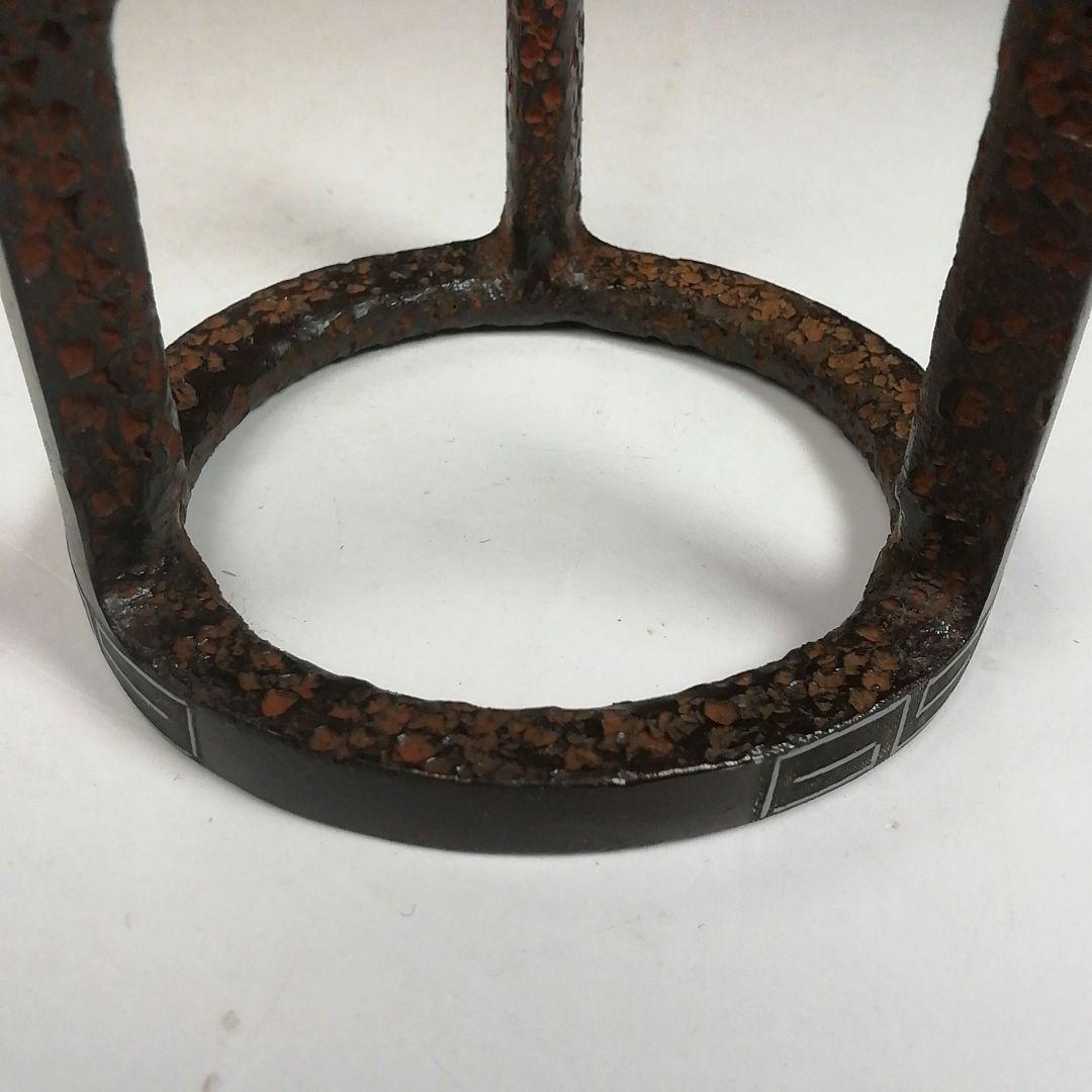 Ｗ５　蓋置　『五徳　蓋置』『釜師　和田美之助 造』　共箱　茶道具