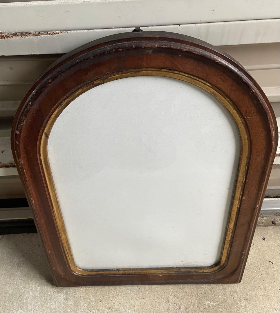 ビンテージ/イタリア製/ウッドフレーム/額縁/金縁/壁掛け/店舗什器