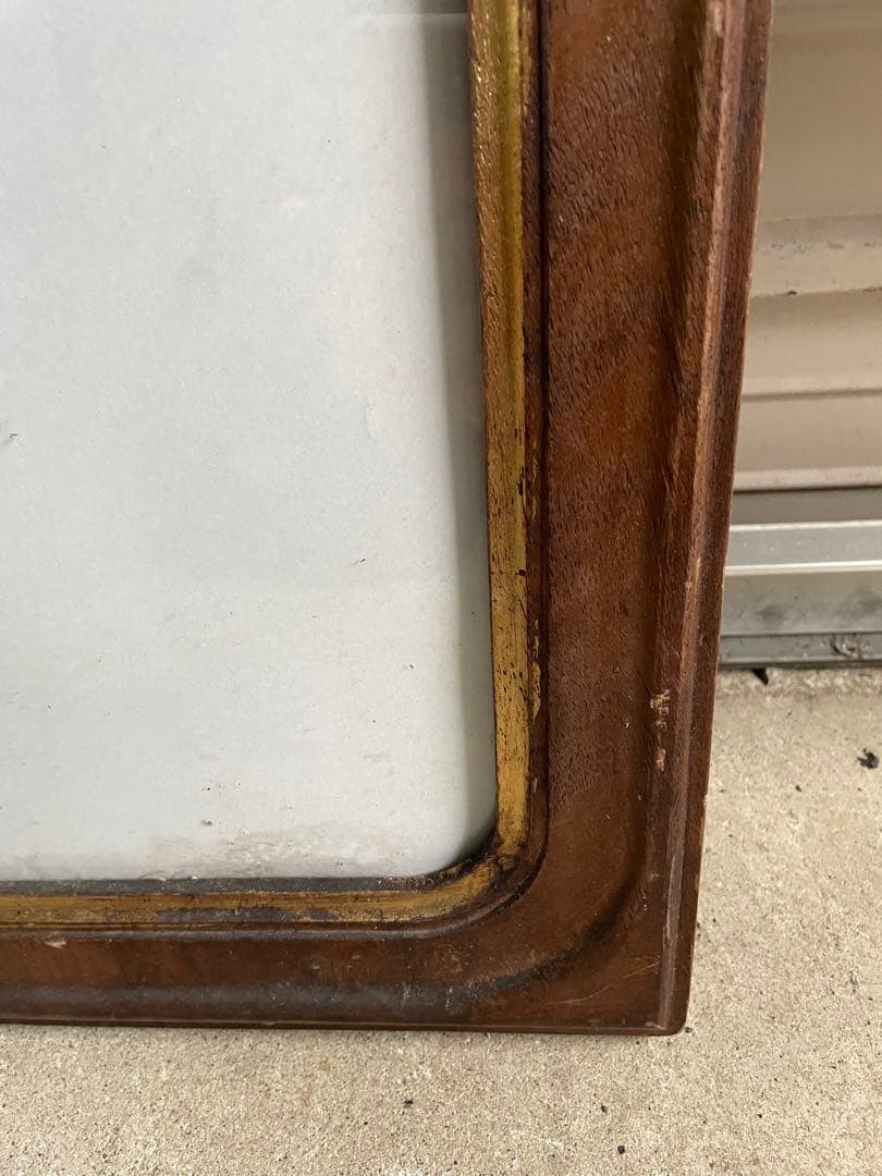 ビンテージ/イタリア製/ウッドフレーム/額縁/金縁/壁掛け/店舗什器