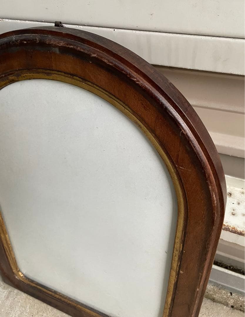 ビンテージ/イタリア製/ウッドフレーム/額縁/金縁/壁掛け/店舗什器