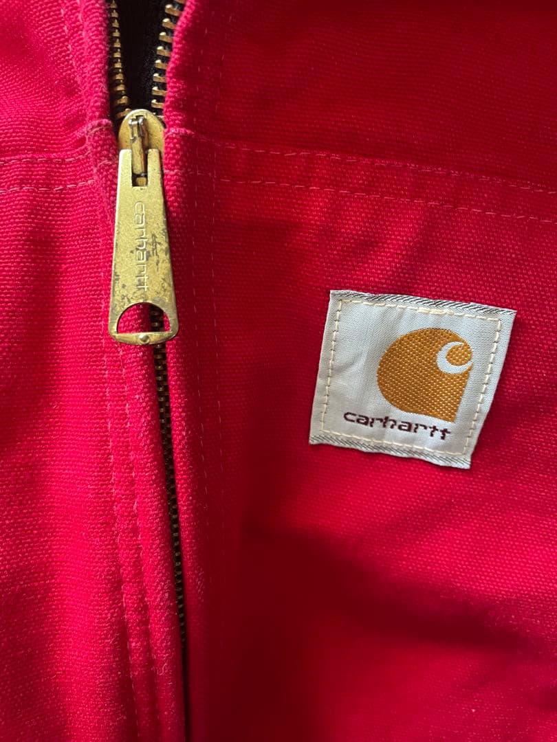 90s Carhartt カーハート アクティブジャケット RED USA XL